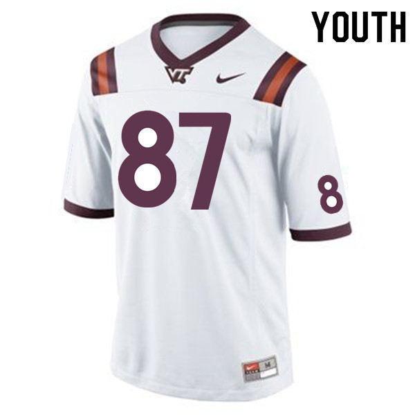 Youth #87 Nick Reisenweaver Virginia Tech Hokies College Football Jerseys Sale-Maroon